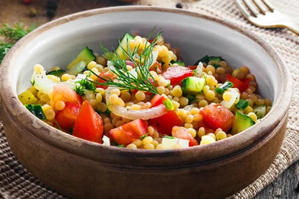 Agurkesalat med tomater