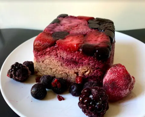 Bærbrødpudding