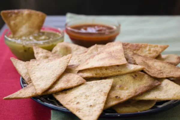 Bagte tortillachips