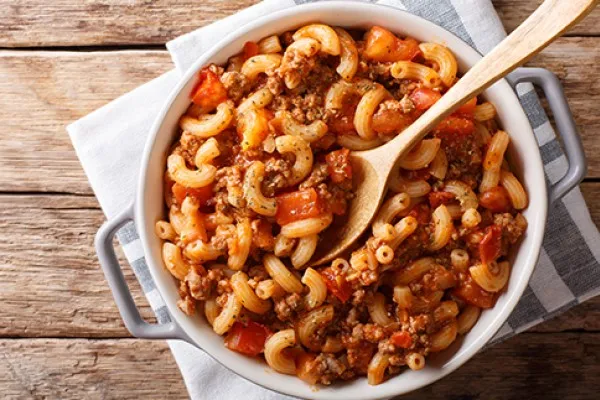 Chili-tomatmakaroni