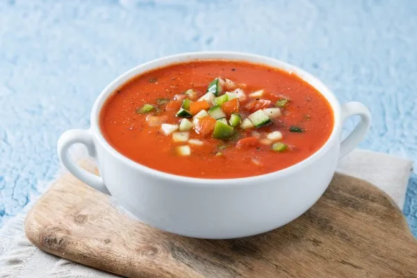 Gazpacho-suppe