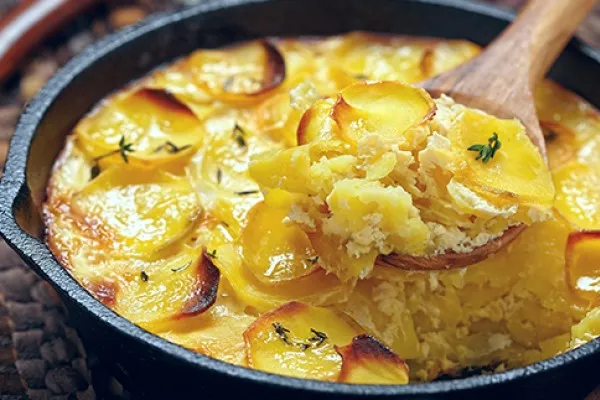 Gratinerede kartofler