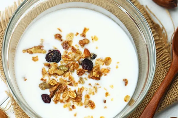 Hollandsk æble-yoghurtdessert
