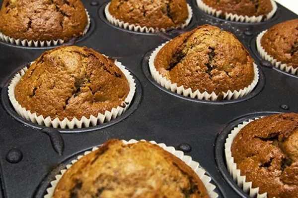 Ingefær-appelsinmuffins