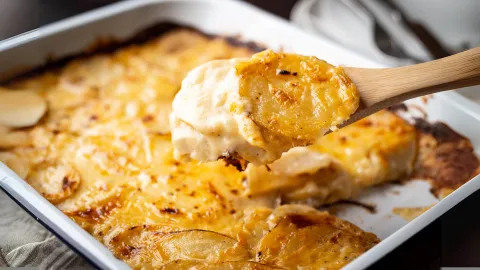 Kartofler au gratin