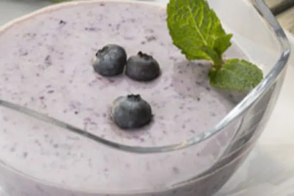 Kold blåbærsuppe