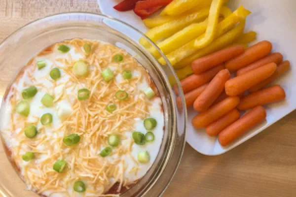 Lagdelt dip med sorte bønner