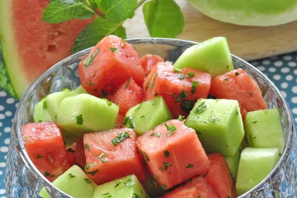 Melon og mynte