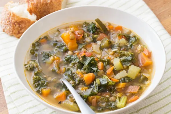 Minestrone med linser