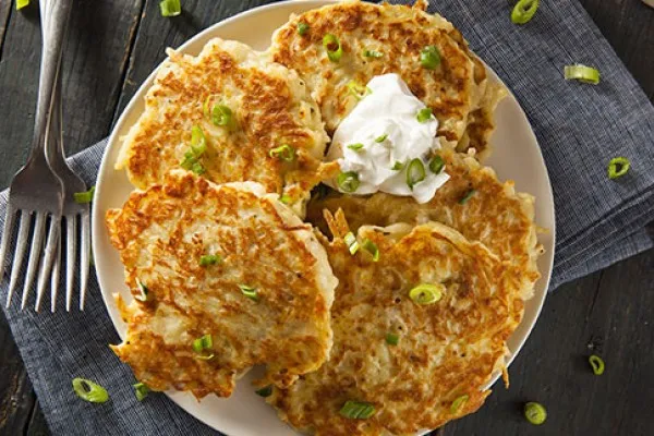 Ovnbagte kartoffelpandekager