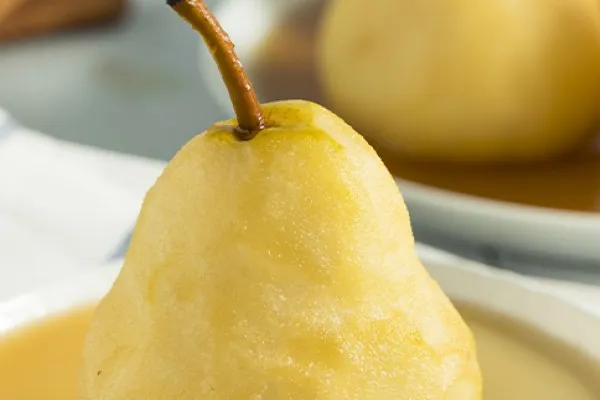 Pære i appelsinsauce