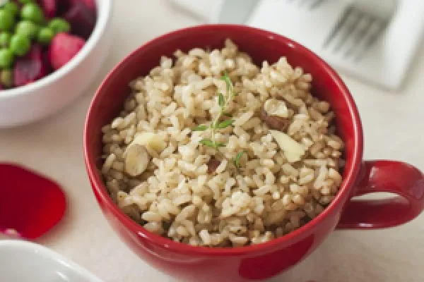 Pilaf med brune ris