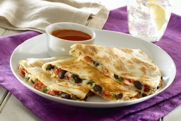 Quesadillas med sorte bønner