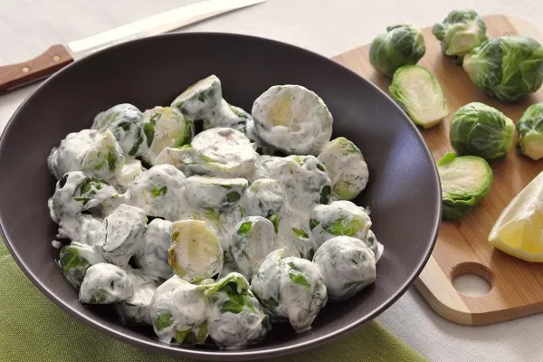 Rosenkål med citron og dild