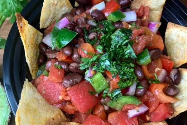 Salsa med sorte bønner