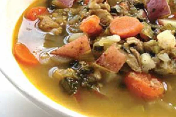 Sarahs krydrede karrykalkunsuppe