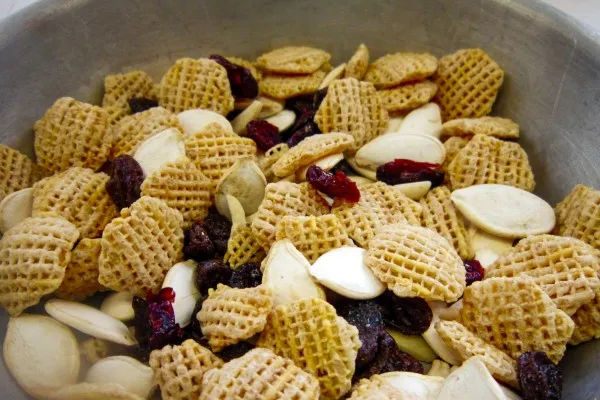 Snackmix med ristede græskarkerner