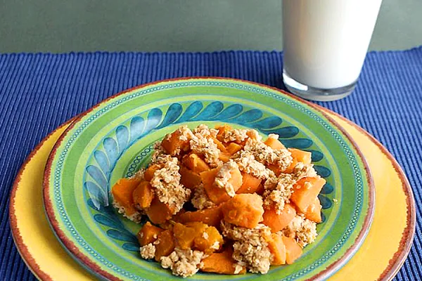 Sødkartoffelgratin