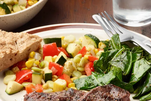 Succotash med efterårsgrøntsager