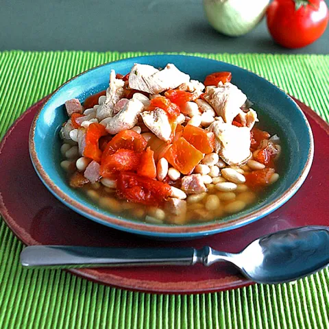 Suppe med Great Northern-bønner