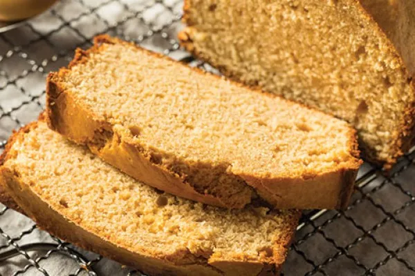 Trekornsbrød med peanutbutter